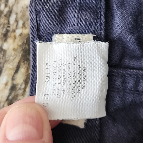 GUESS Jeans Women's  Deep BLUE Triangle Patch Made In USA. VINTAGE! - Picture 5 of 10